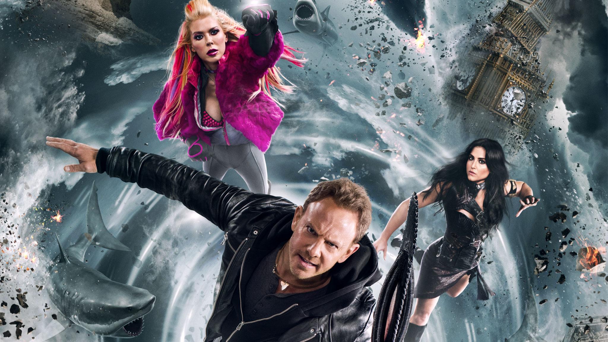 O Último Sharknado – Já Estava na Hora | Recebe trailer mostrando o encontro de tubarões com o temível T-Rex!!! ASSISTA!