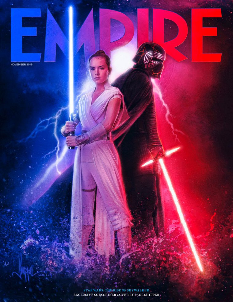 Star Wars: A Ascensão Skywalker | Rey e Kylo Ren são capas da revista Empire Magazine!