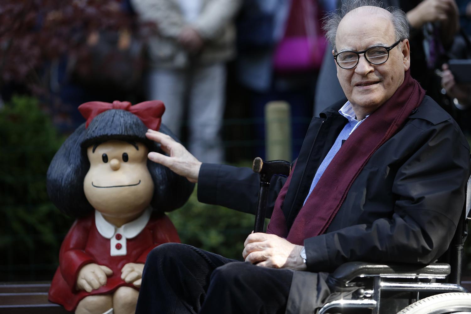 Quino, criador da Mafalda, morre aos 88 anos