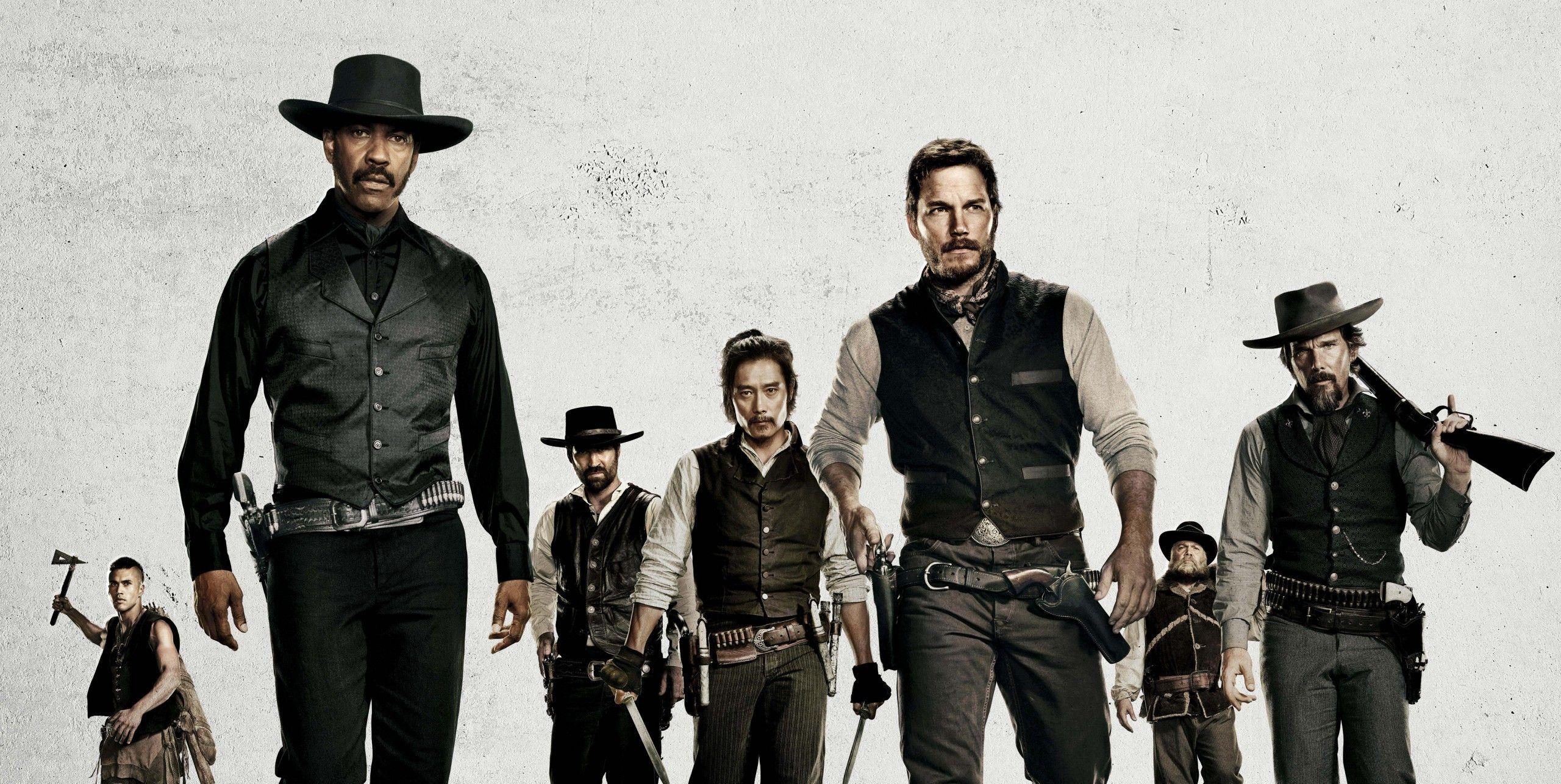 Sete Homens e um Destino | Remake faroeste dos anos 60 com grande elenco