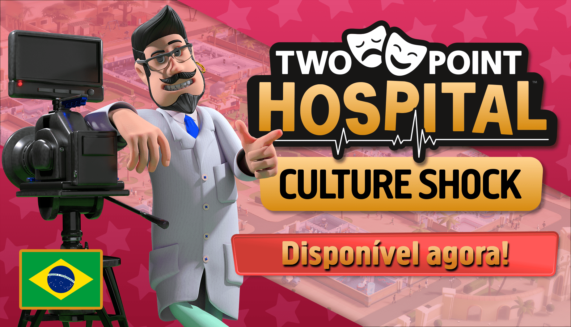 Two Point Hospital | DLC Choque Cultural já está disponível totalmente em português na STEAM!