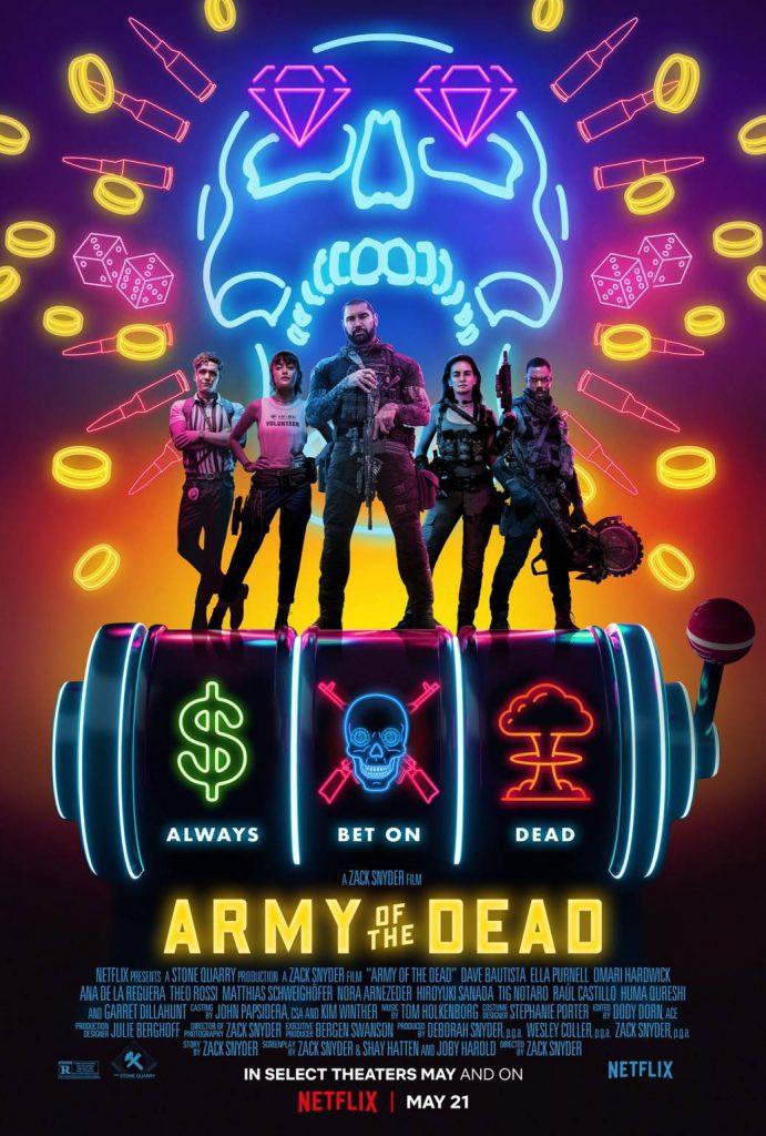 Army of the Dead: Invasão em Las Vegas | Filme de zumbis de Zack Snyder ganha novo pôster!