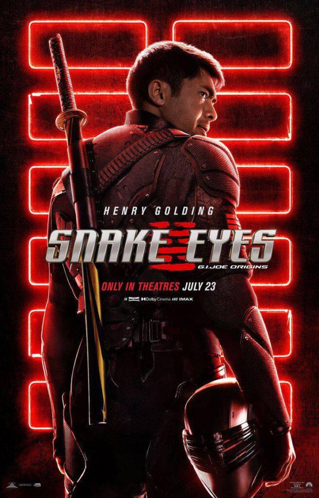G.I. Joe Origens Snake Eyes | Paramount revela pôster e promete trailer para domingo (16)