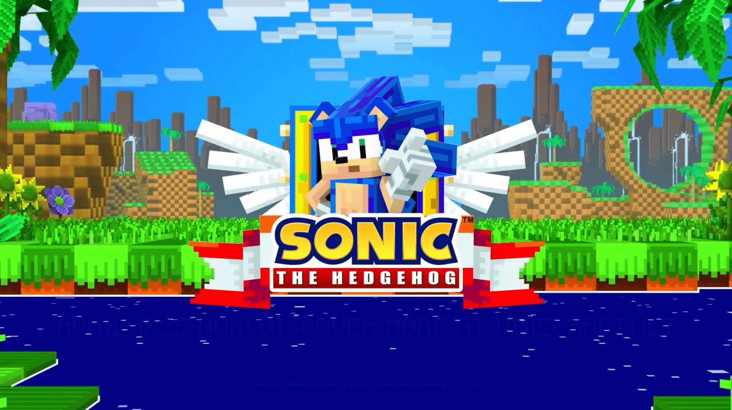 Minecraft recebe expansão em comemoração aos 30 anos do Sonic!