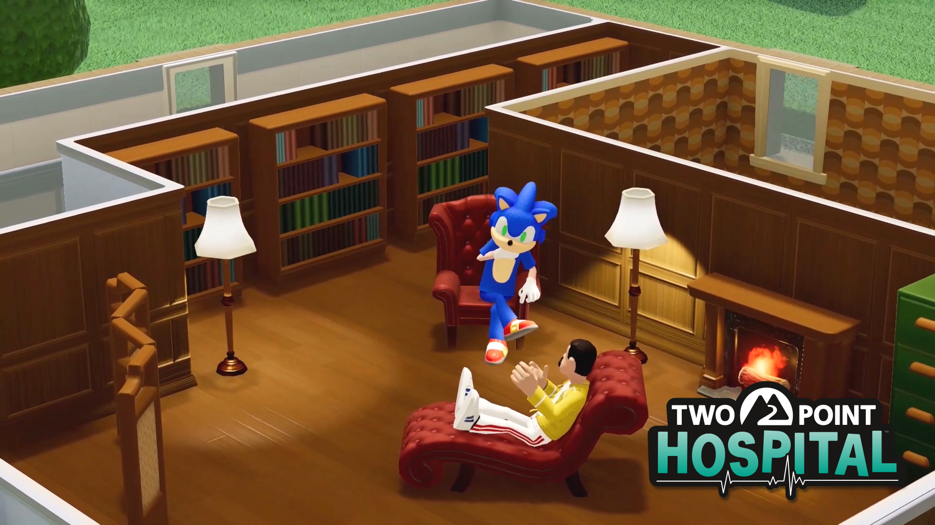 Two Point Hospital | Evento crossover com Sonic começou!