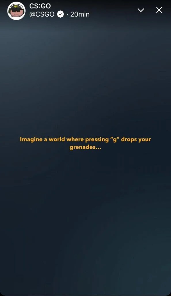 CS:GO | Futura atualização pode permitir o drop de granadas
