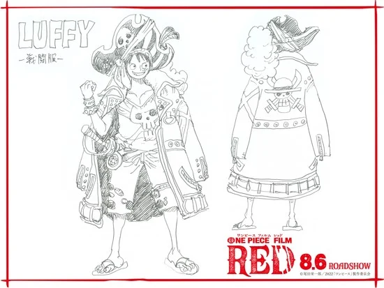 One Piece Film: Red | Revelado o visual do Bando do Chapéu de Palha no novo filme
