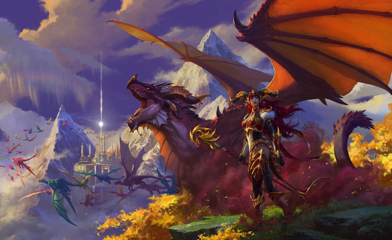 Os jogadores de World of Warcraft voltarão aos céus de Azeroth em Dragonflight
