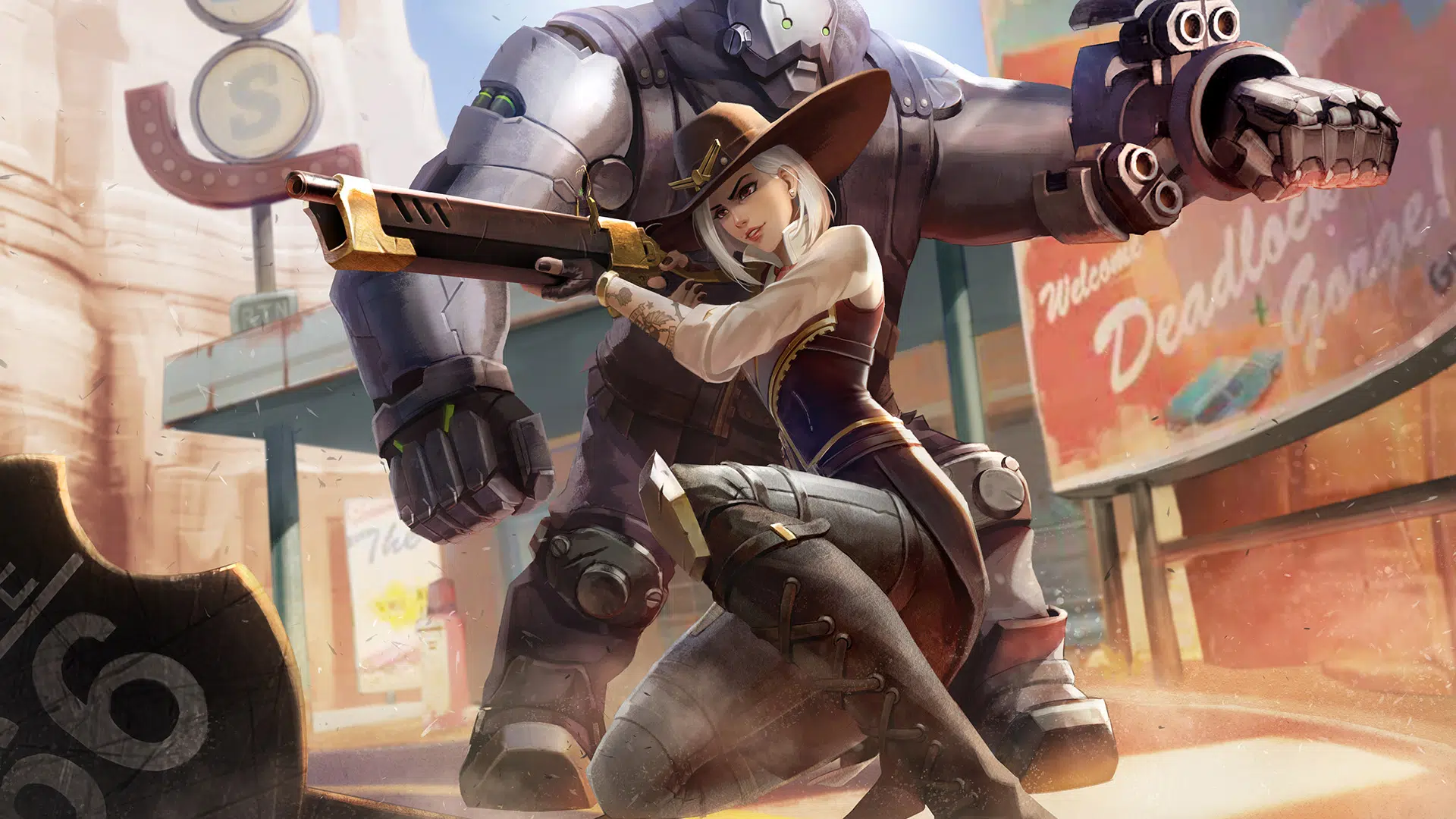 Overwatch | Cosplay da Ashe está pronta para ação com seu parceiro Bob