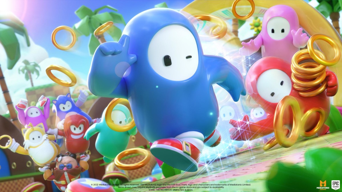 Fall Guys | Recebe evento do Sonic com skins e até modo temático
