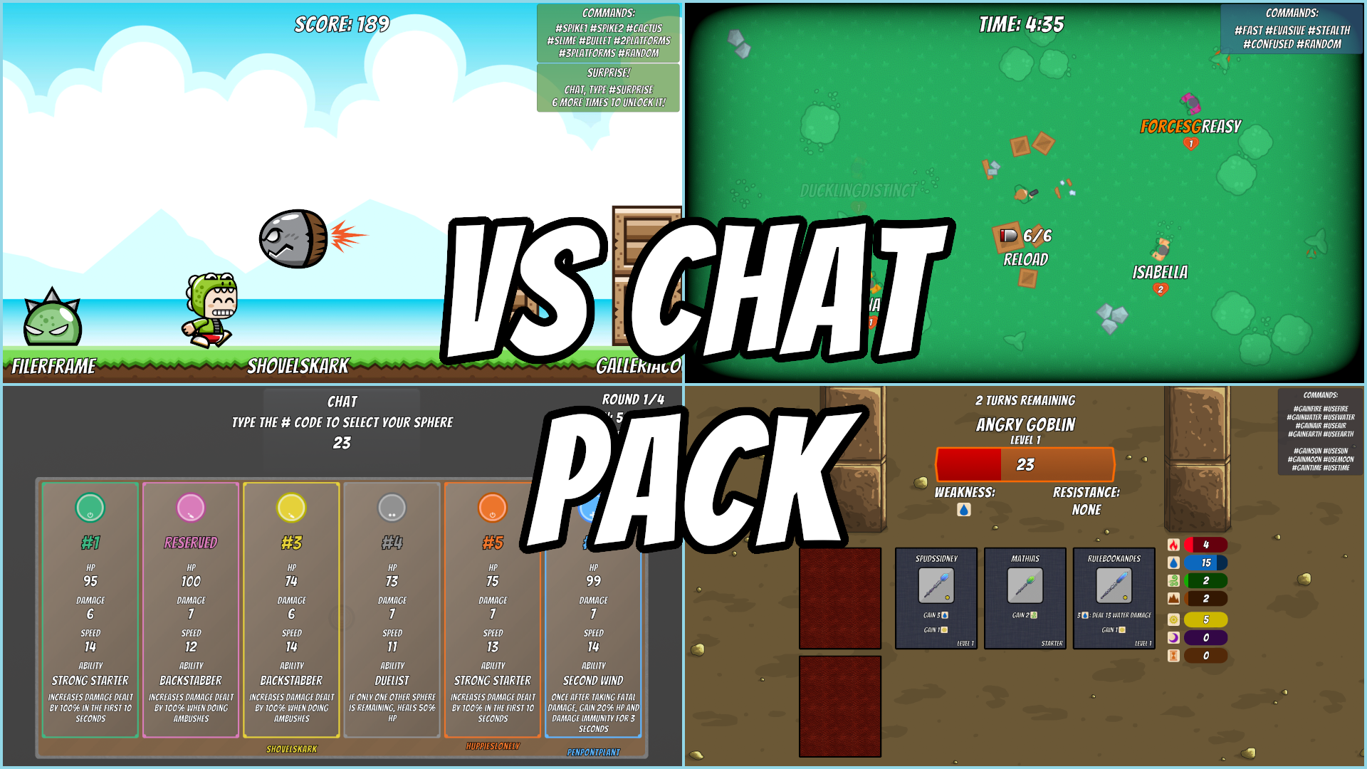 O Vs Chat Pack para fãs de Twitch lança hoje