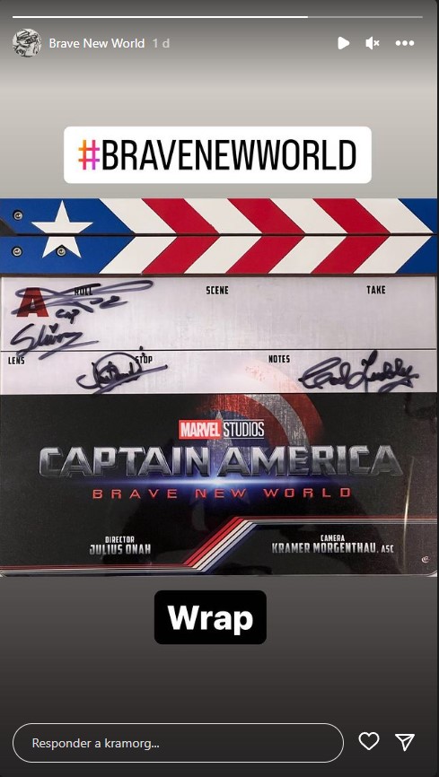 Capitão América 4 | Diretor de fotografia anuncia fim das gravações