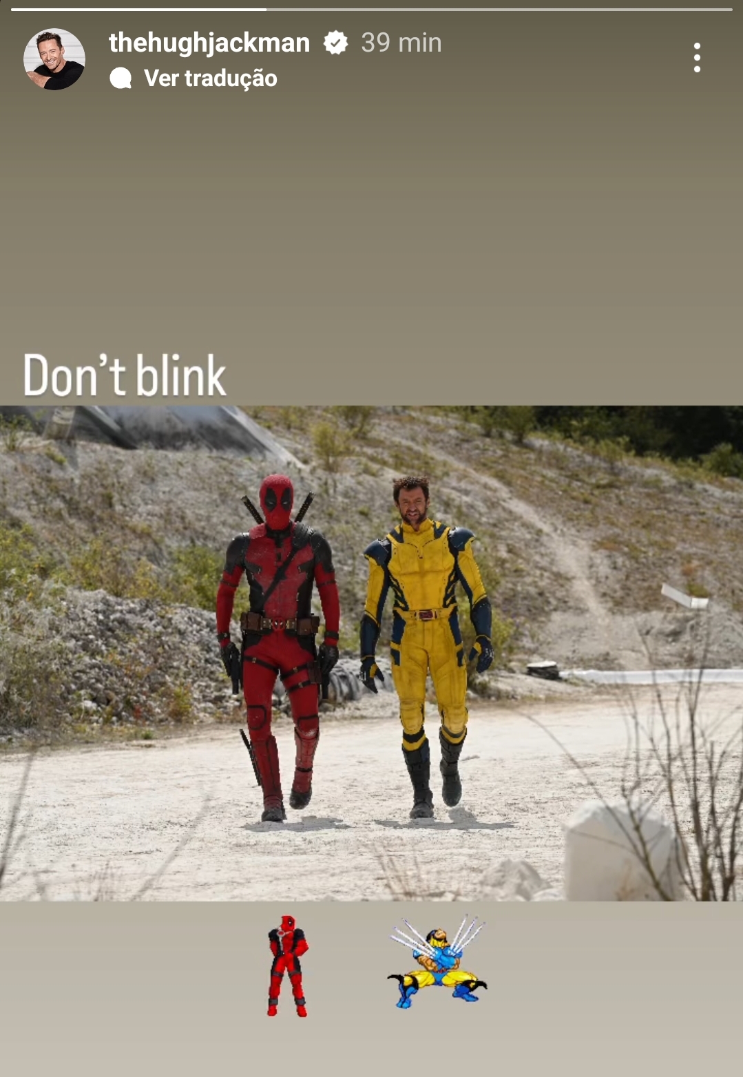 Deadpool 3 | Hugh Jackman aparece como Wolverine usando traje clássico