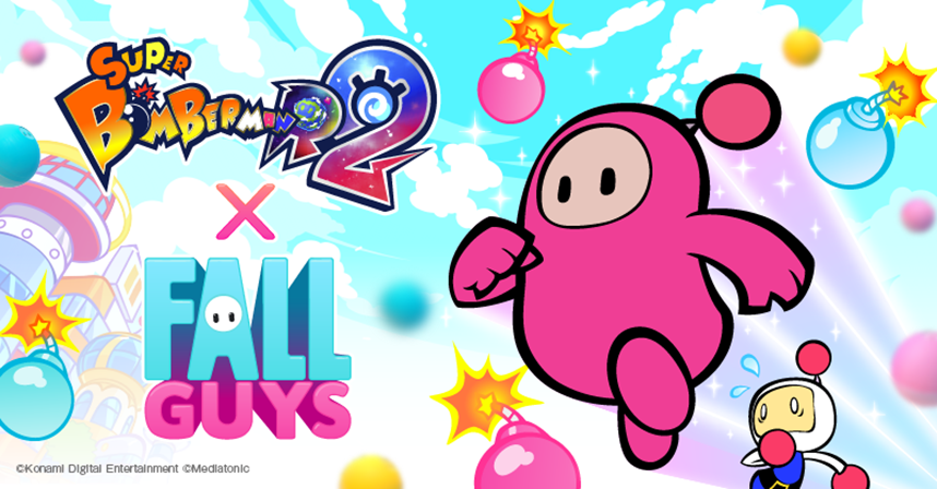SUPER BOMBERMAN R 2 terá crossover com Fall Guys