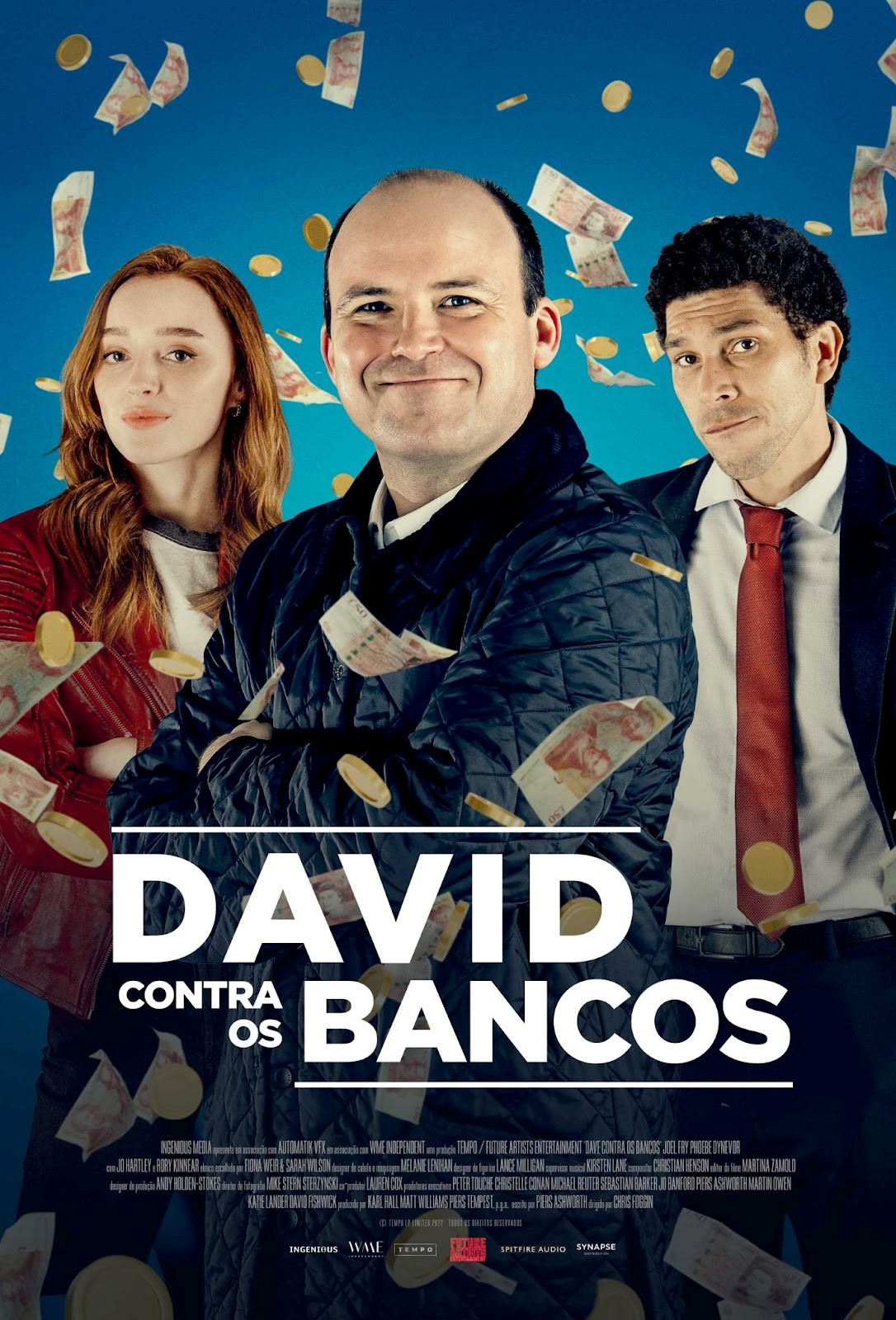 David Contra os Bancos | Filme ganha trailer e cartaz!