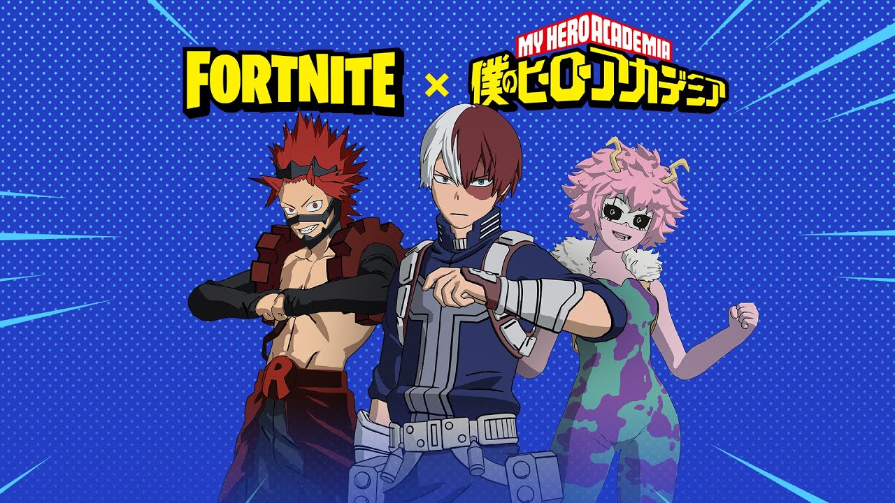 My Hero Academia retorna ao Battle Royale de Fortnite com novos itens de gameplay, missões e trajes!