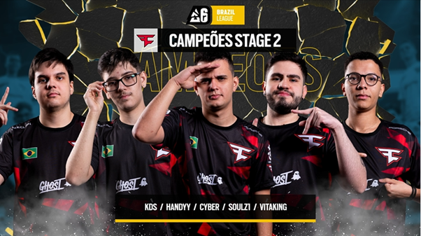 FaZe Clan, W7M Esports e Ninjas in Pyjamas se classificam para BLAST R6 Major Atlanta pela R6 Brazil League