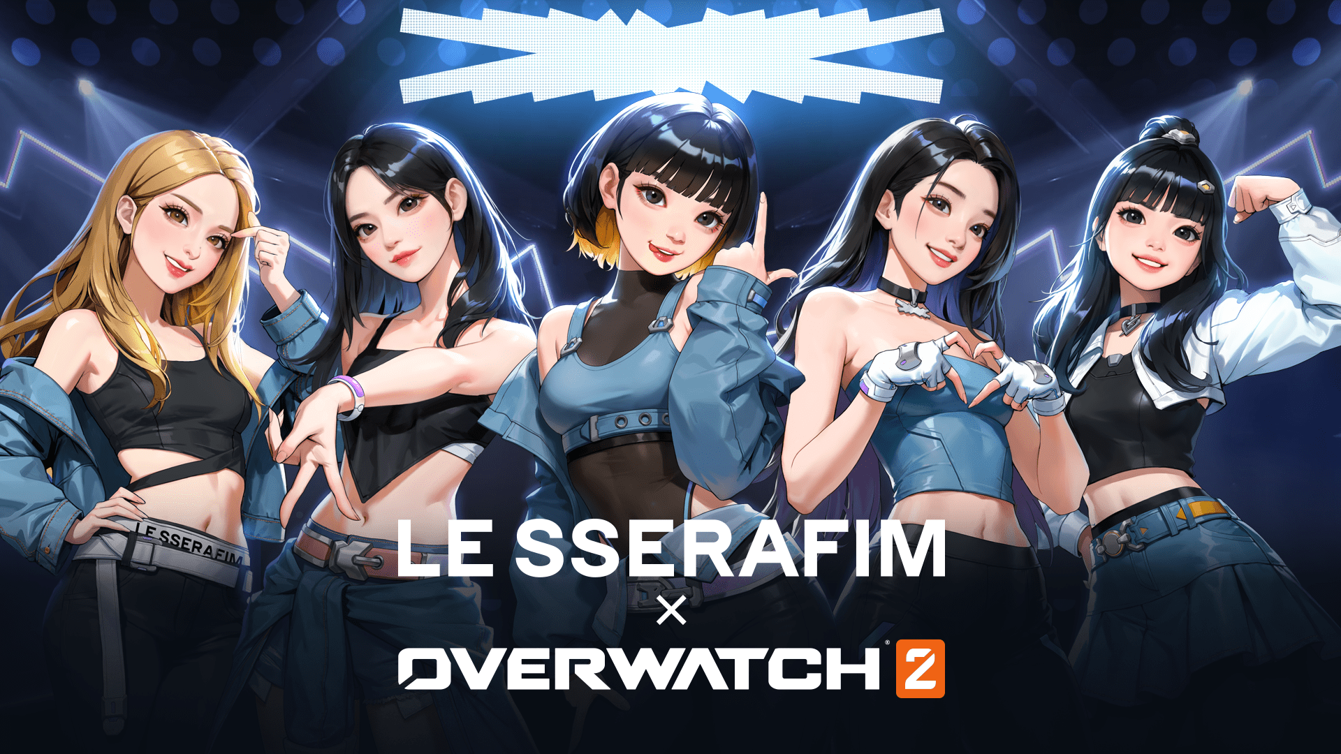 Overwatch 2 e grupo de K-pop LE SSERAFIM colaboram em clipe musical inédito