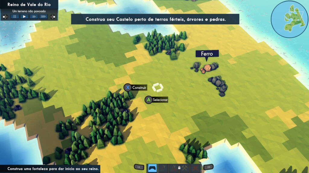 Kingdoms & Castles: um simpático e relaxante construtor de reinos
