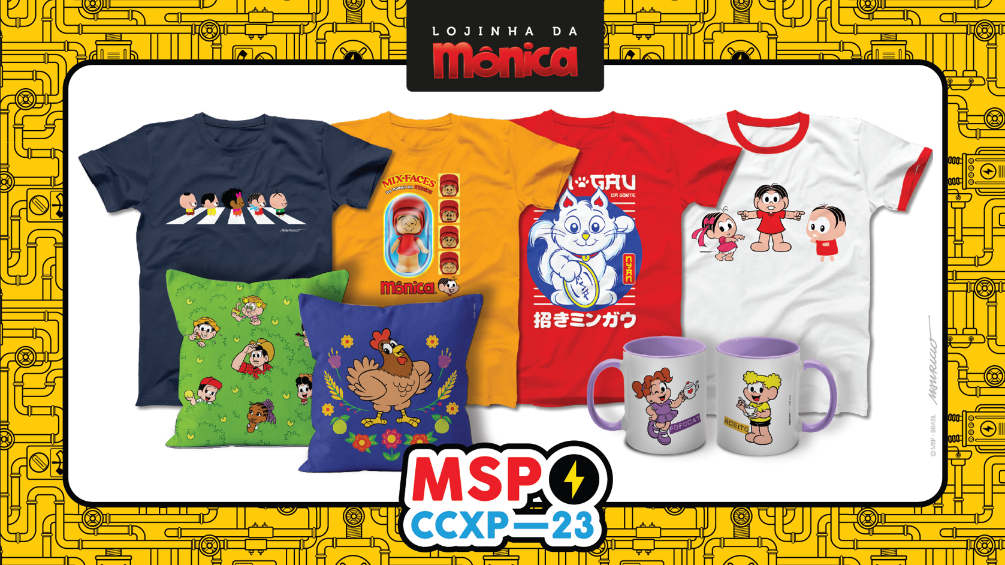CCXP23 | Mauricio de Sousa Produções leva produtos inéditos para a Lojinha da Mônica