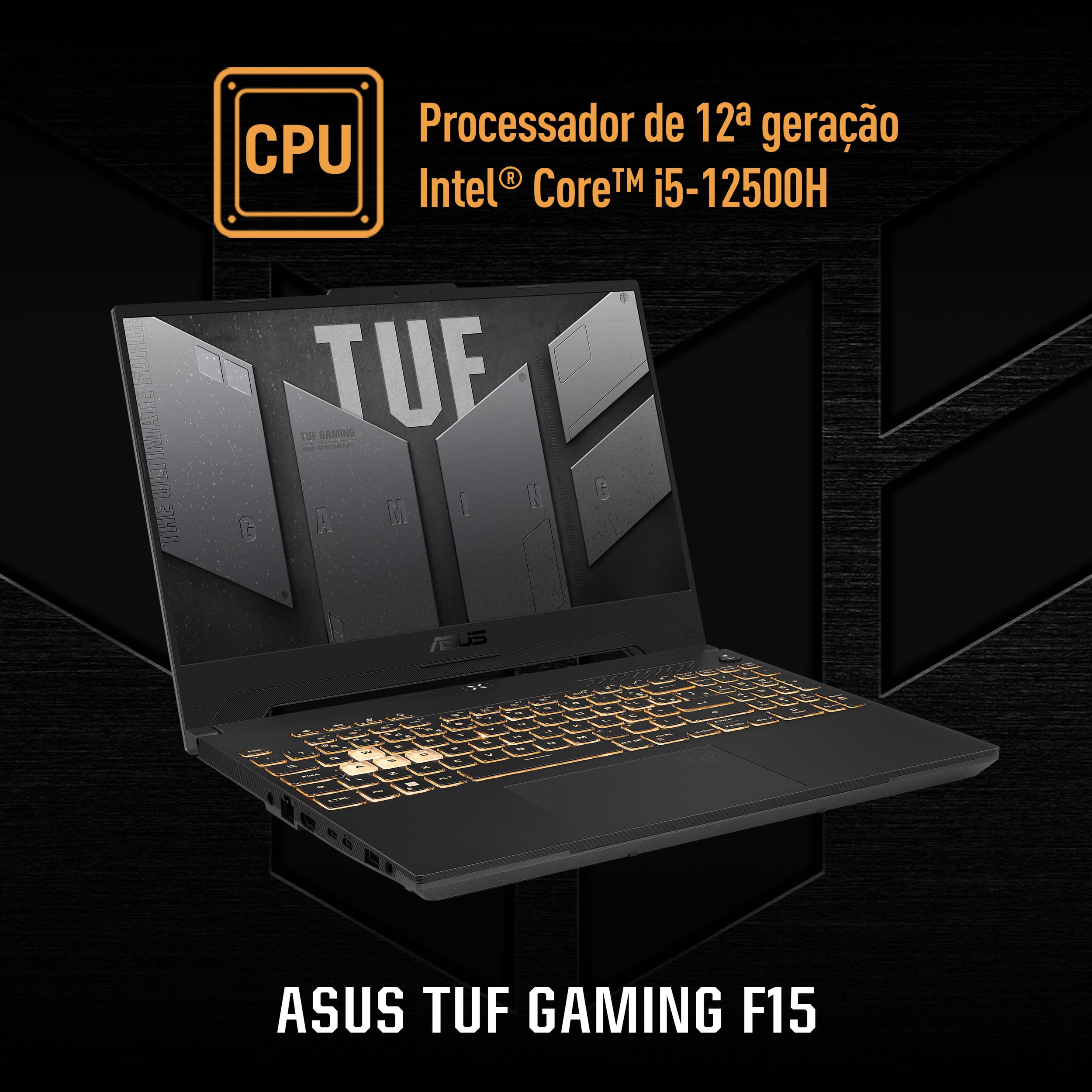 ASUS anuncia a chegada do TUF Gaming F15 com processador Intel Core i5 no Brasil