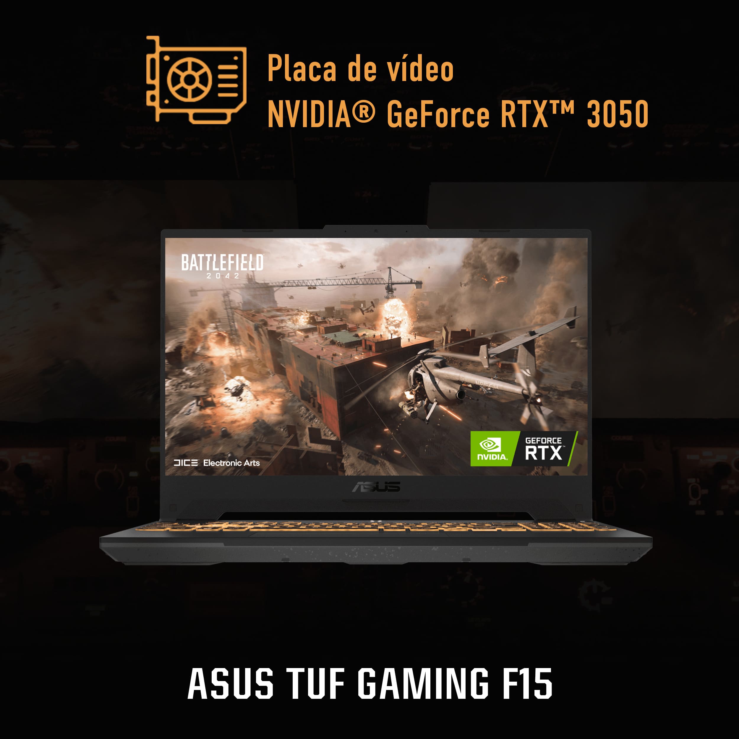 ASUS anuncia a chegada do TUF Gaming F15 com processador Intel Core i5 no Brasil