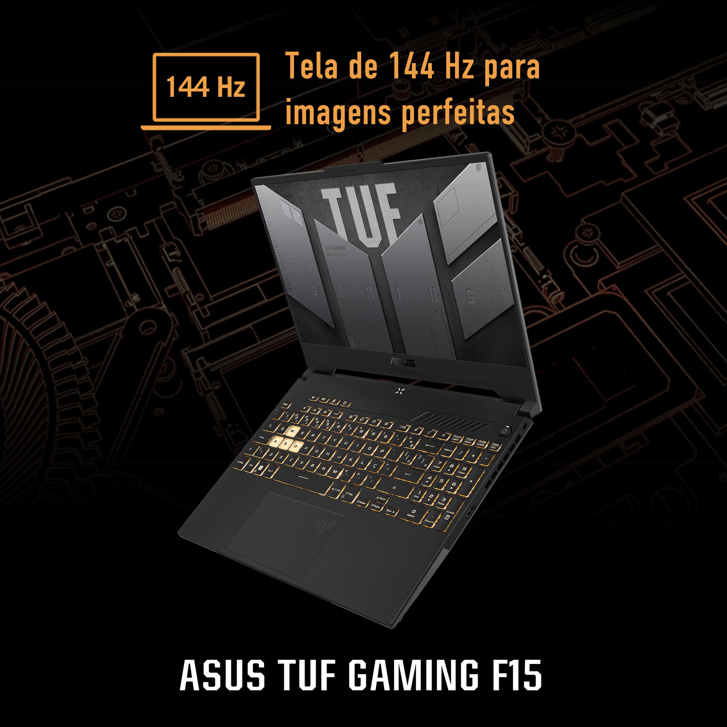 ASUS anuncia a chegada do TUF Gaming F15 com processador Intel Core i5 no Brasil