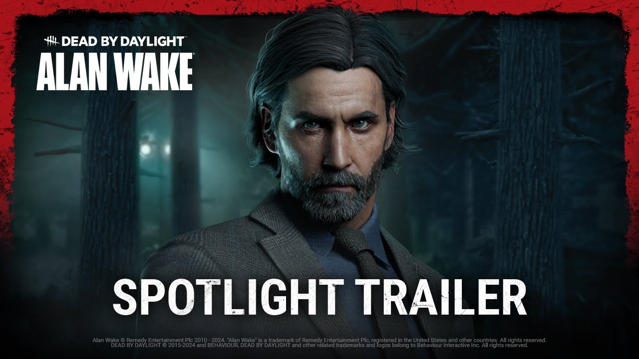 Alan Wake mostra suas habilidades de luz em trailer incrível de Dead by Daylight