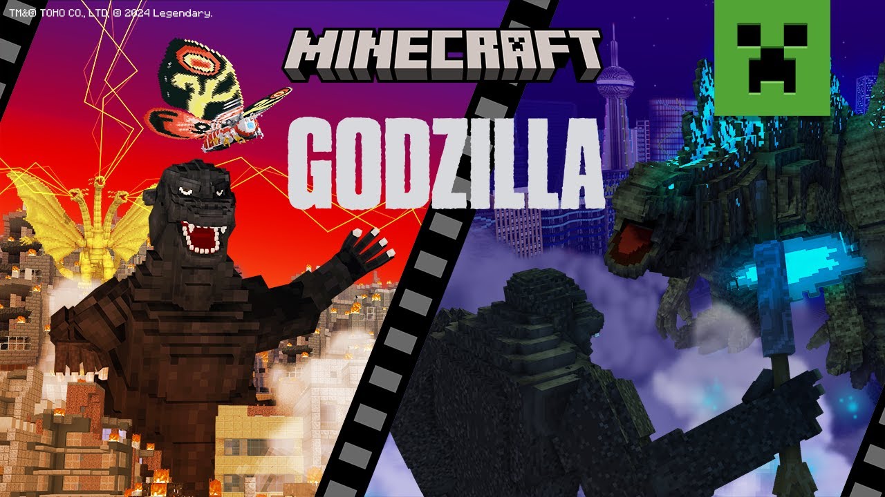 Godzilla invade o Minecraft em novo DLC cheio de ação e aventura