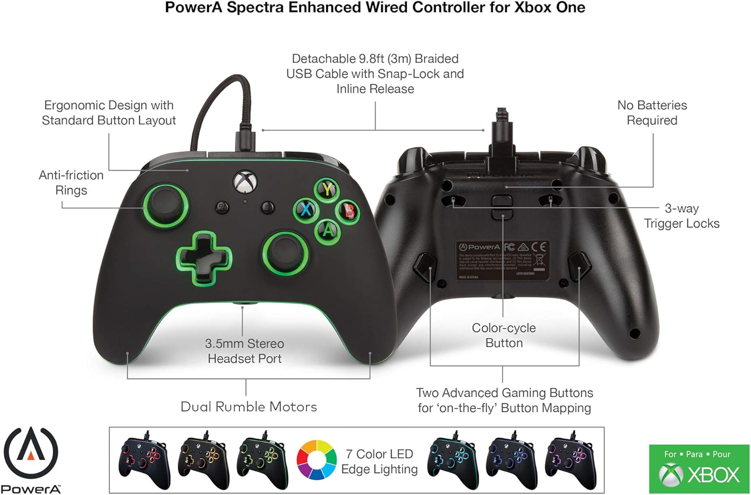PowerA Spectra Enhanced: um controle iluminado e acessível para Xbox