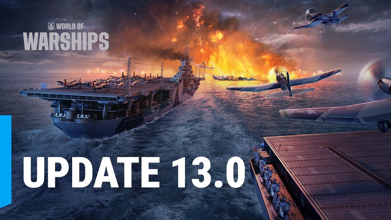 World of Warships atraca em 2024 com porta-aviões dos EUA