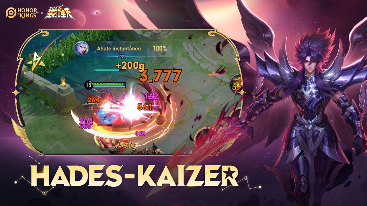 Honor of Kings ganha novas skins de Hades e Milo de CDZ!