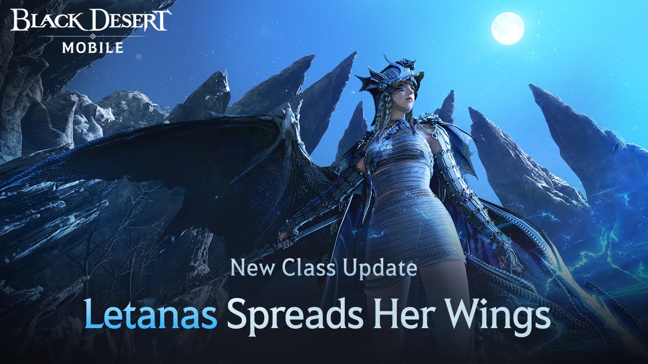 Letanas, a Guerreira Alada, chega em Black Desert Mobile