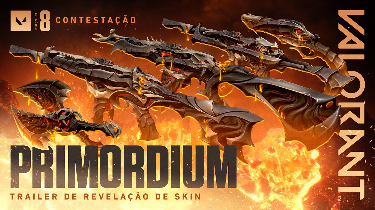 Valorant Episódio 8, Ato II: Coleção Primordium traz fogo ao campo de batalha