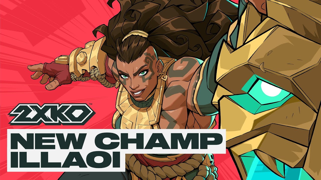 Illaoi, a Sacerdotisa Cráquem, chega em 2XKO