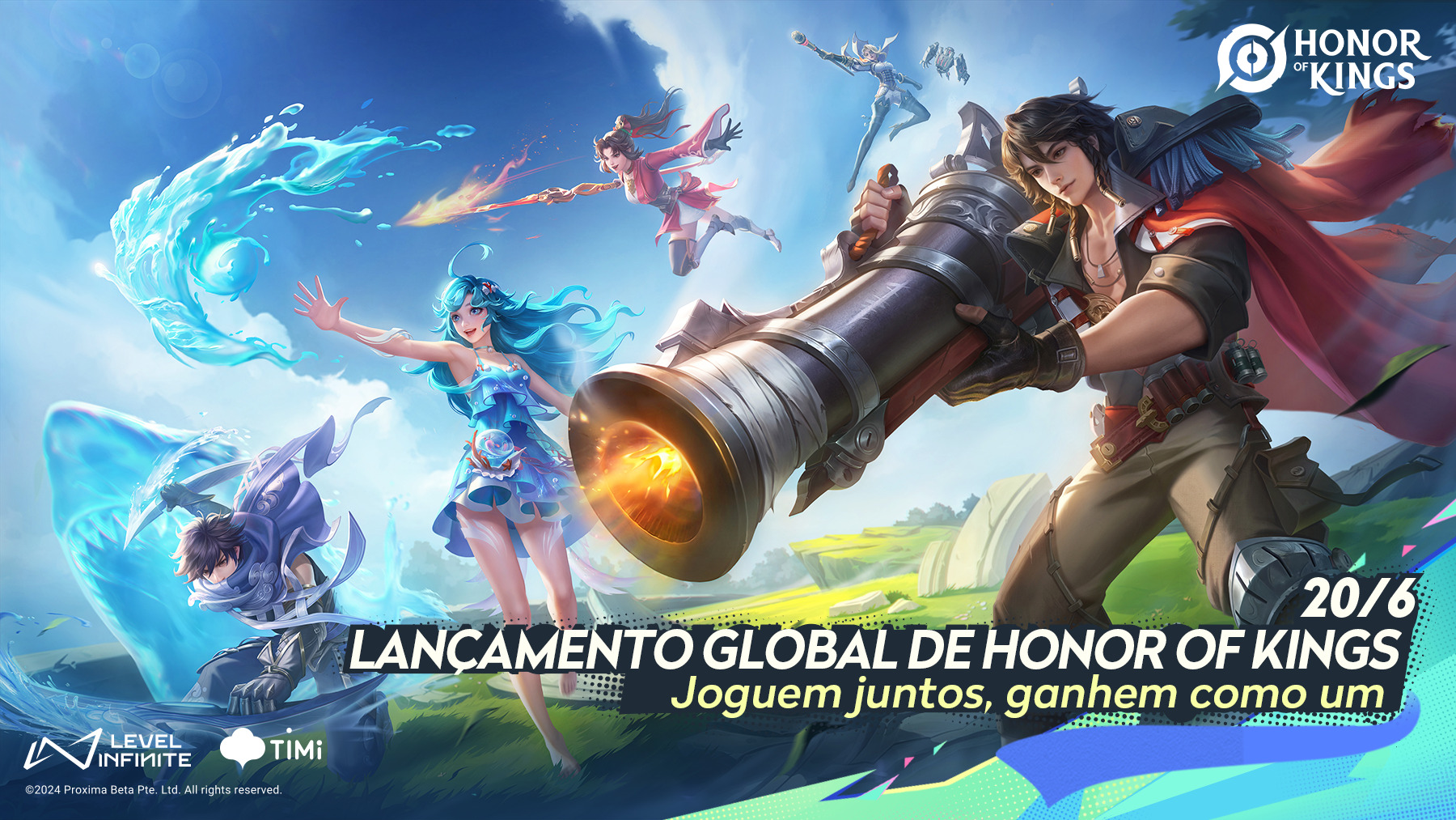 Honor of Kings Expande Seu Alcance Global com Lançamento em 20 de Junho
