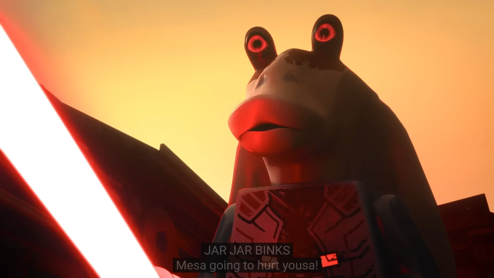 Jar Jar Binks é um Sith em especial de LEGO Star Wars