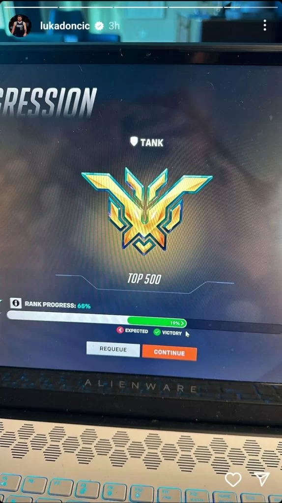 Luka Doncic, estrela da NBA, alcança Top 500 em Overwatch 2!