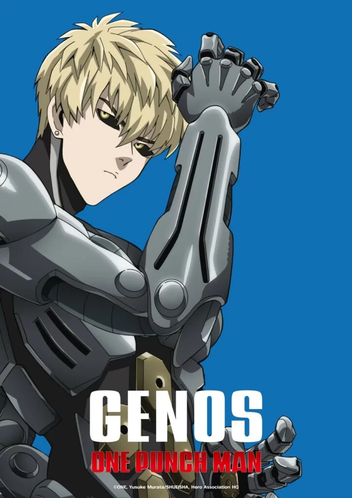Genos é destaque em novo pôster da terceira temporada de One Punch Man