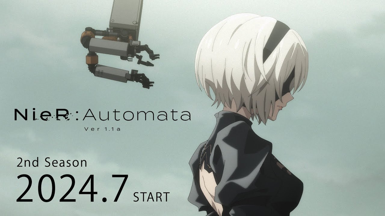 Anime NieR:Automata Ver 1.1a: Estreia da 2ª Parte e Música de LiSA
