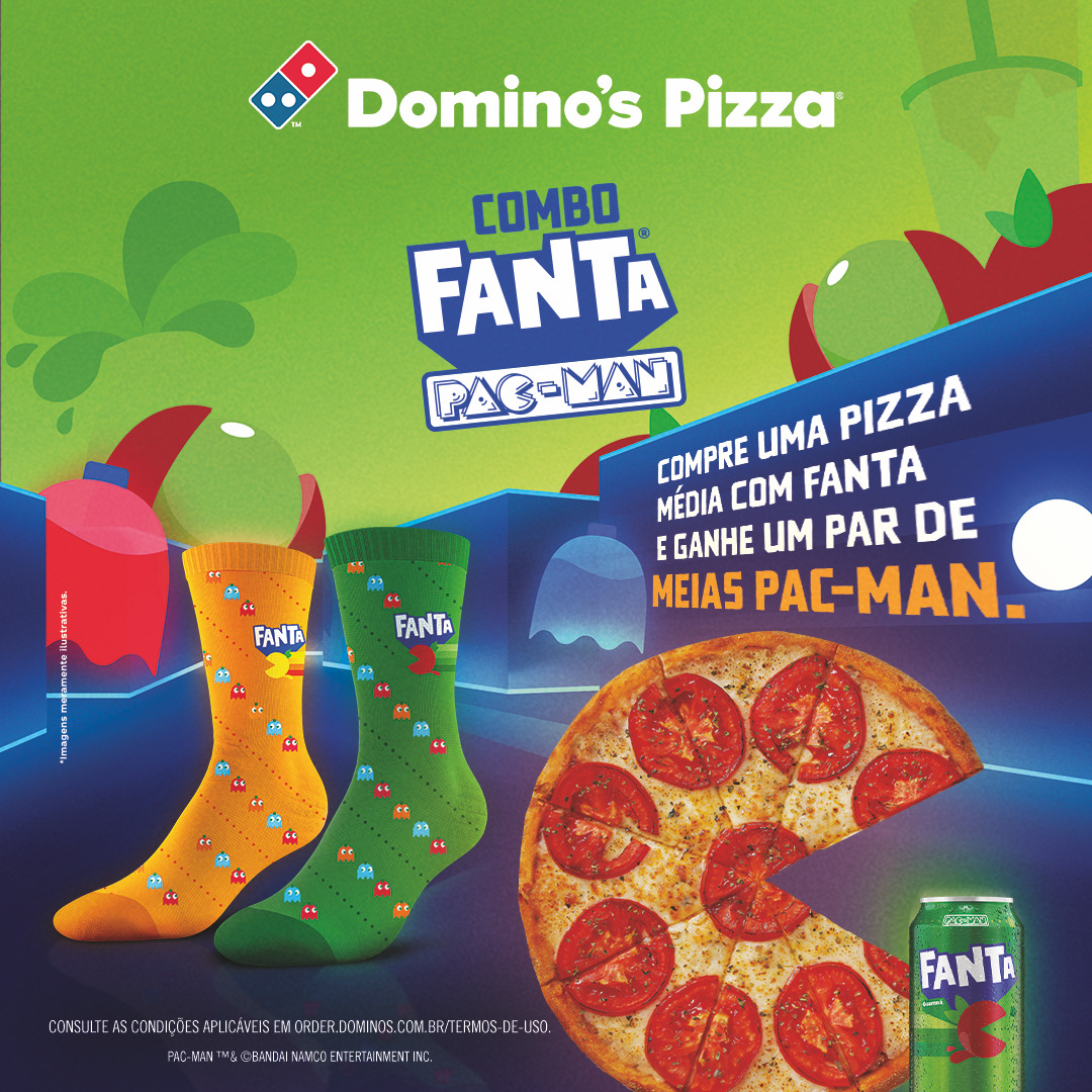 Domino's e Fanta se Unem para Lançar o Combo Pac-Man!