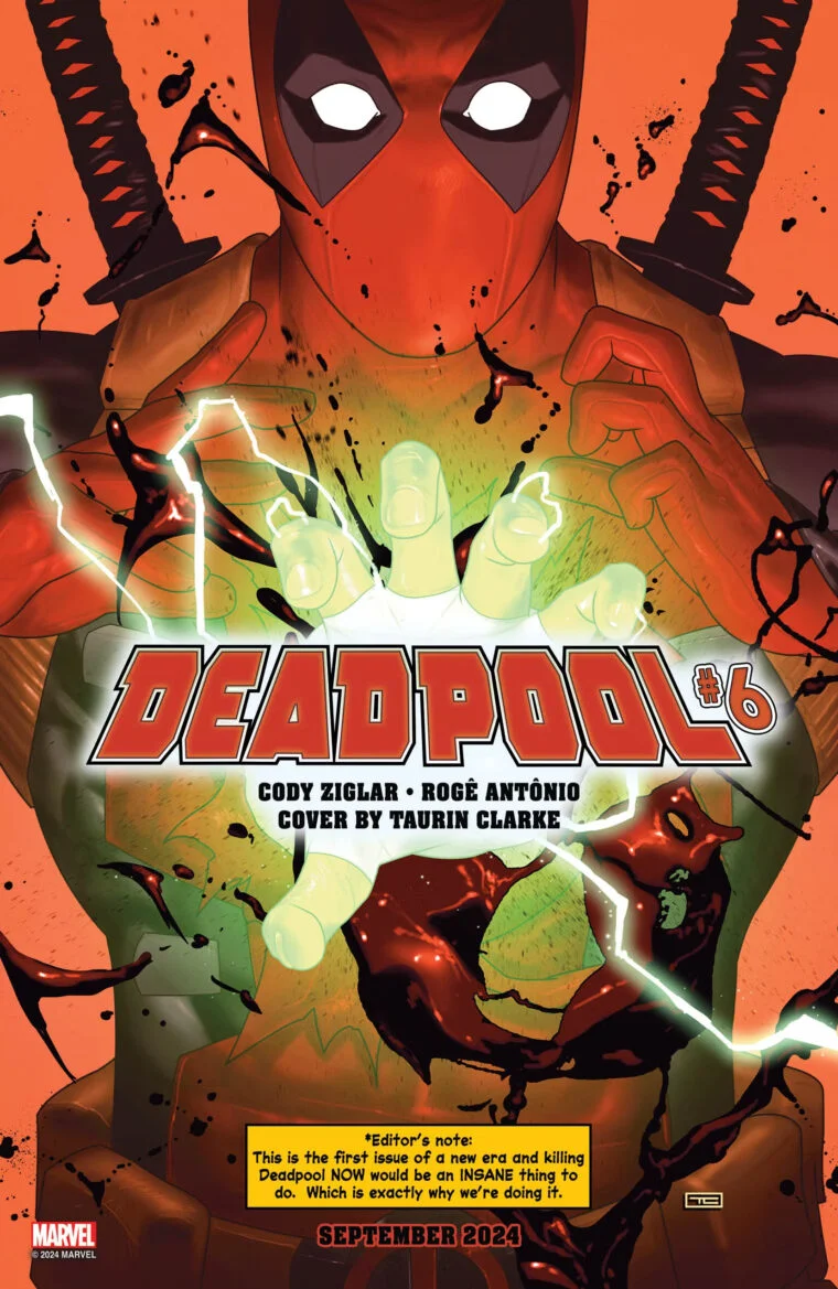 Marvel indica morte de Deadpool nas HQs