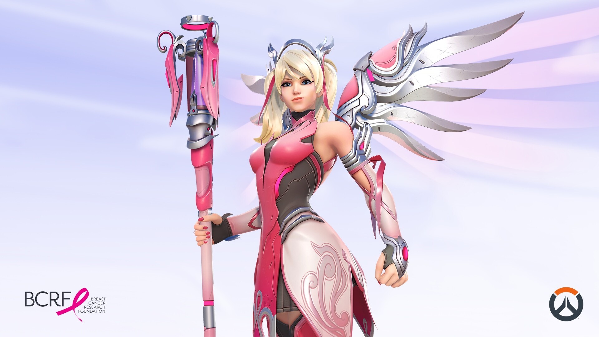 Overwatch 2 relança campanha Mercy Rosa!