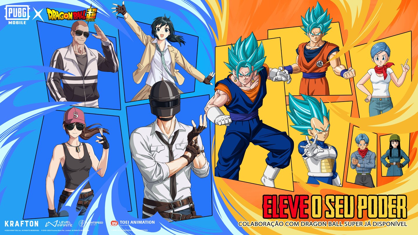 PUBG MOBILE e Dragon Ball Super: Uma Colaboração de Tirar o Fôlego