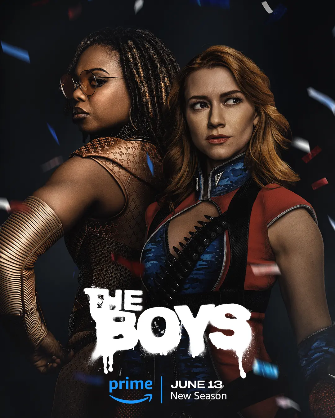 The Boys: Novas heroínas Firecracker e Sister Sage destacadas em cartaz da 4ª temporada