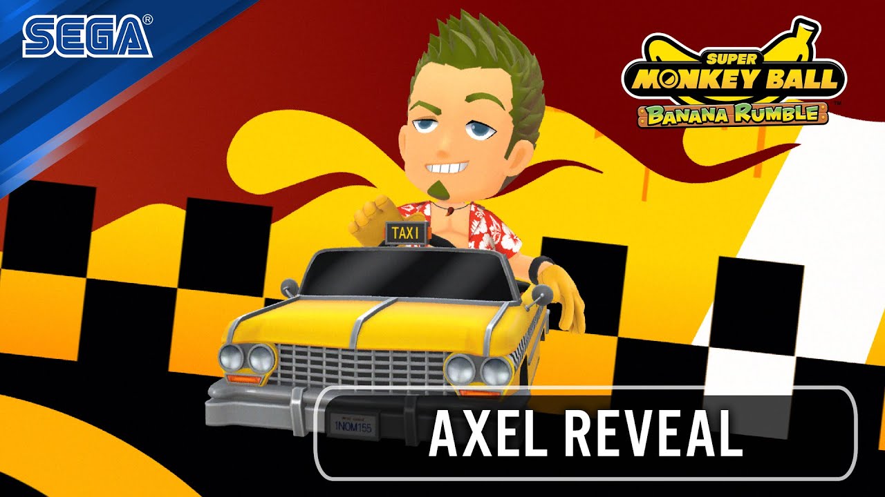 Axel, de Crazy Taxi, é anunciado como DLC no Super Monkey Ball Banana Rumble!