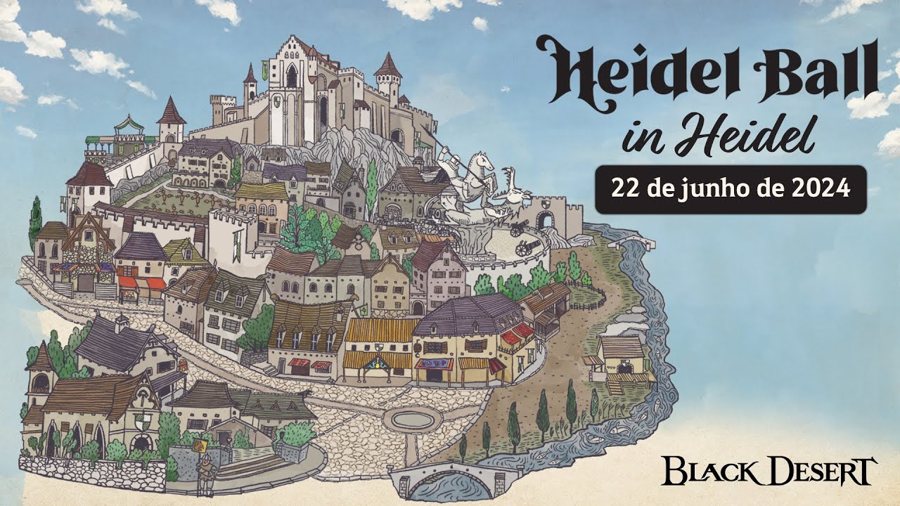 Banquete de Heidel: A Experiência Medieval de Black Desert em um Castelo Frances!