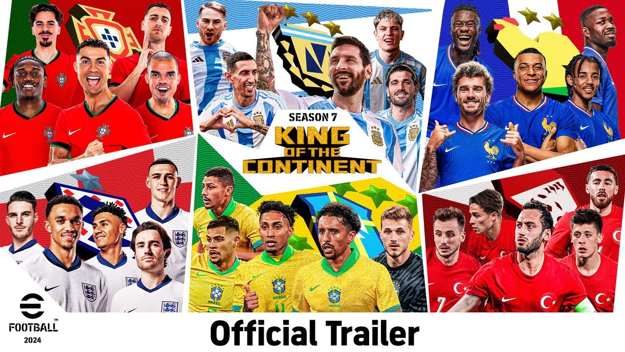 eFootball: A Temporada de “King of the Continent” Está Cheia de Ação Internacional!