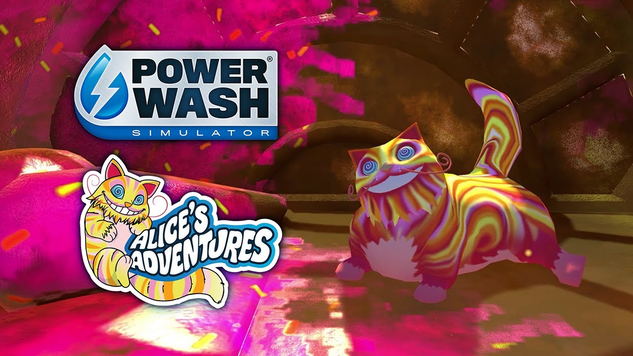 PowerWash Simulator adiciona o pacote especial As Aventuras de Alice