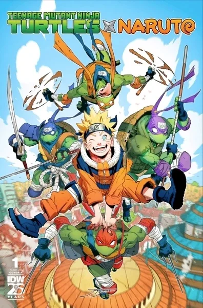 Tartarugas Ninja e Naruto se Encontram em Nova HQ!